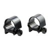 Los anclajes TOP MOUNT RINGS de WEAVER en azul satinado son perfectos para tus visores, ofreciendo varias alturas y un acabado duradero en aluminio y acero.