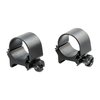 Los TOP MOUNT RINGS de WEAVER son ligeros y duraderos, ideales para ópticas de hasta 60mm, disponibles en acabados Matte Blue y Stainless.