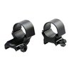 Los anillos de extensión Top Mount de 1" en acabado azul mate permiten ajustar el eye relief 3/4" hacia adelante o hacia atrás, mejorando tu precisión.