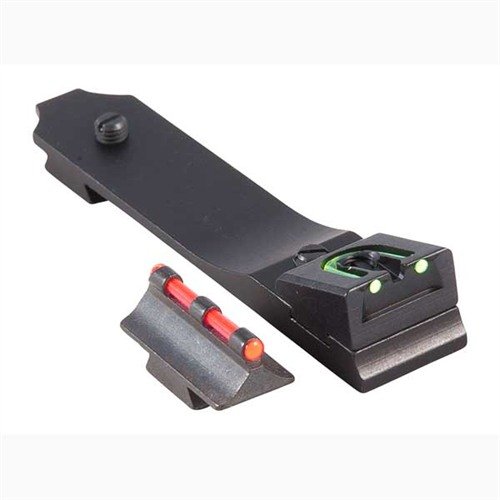 Mejora tu puntería con los SHOTGUN FIRE SIGHT SETS: punto rojo brillante y dos puntos verdes para alineación precisa, perfectos para tus escopetas Winchester 1300.