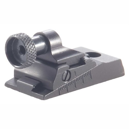 Mejora tu puntería con la mira trasera ajustable WGRS para Marlin 336, fácil de instalar en el receptor y fabricada en aluminio anodizado negro.
