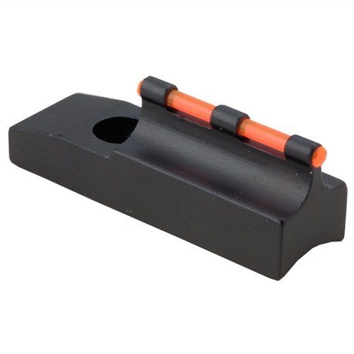 No te preocupes por romper la rampa de mira; esta rampa de aluminio CNC de una pieza es resistente y tiene una varilla óptica roja que brilla con luz natural.