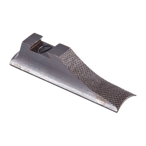 La SHORTY RAMP de WILLIAMS GUN SIGHT es de acero pulido y azulado, sin capucha, fácil de instalar con métodos de adhesión o tornillo, ideal para personalizar tu arma.