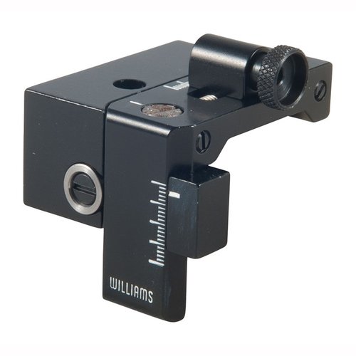 Mejora tu puntería con la mira trasera WINCHESTER 94 FOOLPROOF, diseñada para modelos Angle Eject, fácil de instalar en el receptor. ¡Precisión garantizada!
