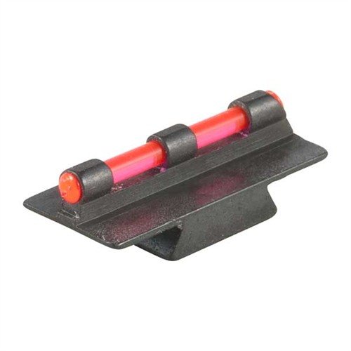 Mejora tu puntería con la mira delantera RIFLE FIBER OPTIC 250M; fácil de instalar, con inserto de fibra óptica que brilla intensamente y no se 'lava' con luz solar.