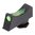 WILSON COMBAT VICKERS ELITE FRONT SIGHT GREEN FIBER OPTIC .230" HEIGHT