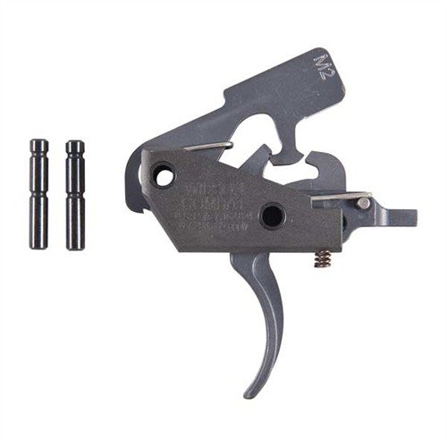 El TR-TTU-M2 de Wilson Combat ofrece un disparador táctico de dos etapas, con un pull limpio de 4 lbs y un reset rápido, ideal para operaciones tácticas.