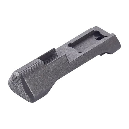 El WCP320 Extended Magazine Catch de Wilson Combat garantiza recargas rápidas, es de acero inoxidable con acabado Black Nitride y es compatible con todos los P320.