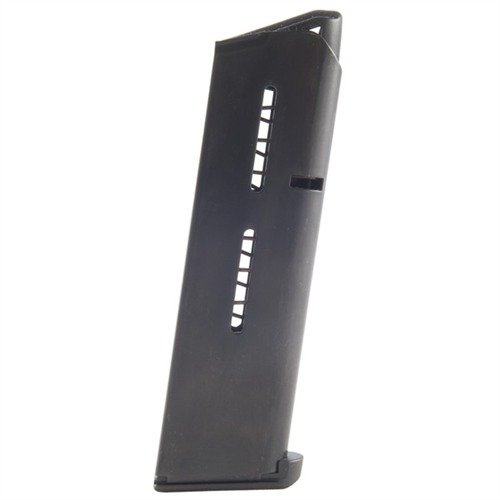 Los cargadores 47 SERIES .45 ACP para 1911 son de acero inoxidable 17-7, con seguidores auto-lubricantes, resorte Wolff extra y fácil limpieza.