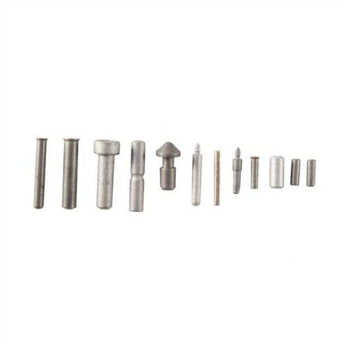 Consigue el Set de Pines 1911 de Wilson Combat, con 11 pines de alta calidad para reparar y reconstruir tu 1911 Auto, disponibles en acero inoxidable.