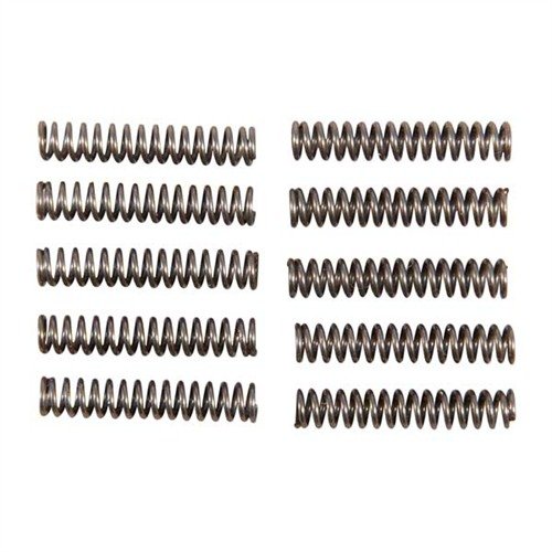 Mejora tus cambios de cargador con el 1911 AUTO REDUCED POWER MAG CATCH SPRING de WOLFF, ideal para competiciones y ajuste fino. Incluye 10 resortes de diferentes potencias.