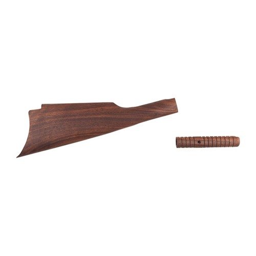 Reemplazo en nogal americano, listo para instalar en tu Winchester 1890. Resistente a la intemperie, fácil de reparar y con un acabado de aceite danés.