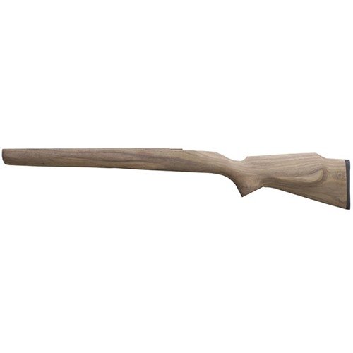 El MAUSER 95 STOCK SPORTER de WOOD PLUS ofrece un diseño clásico en nogal americano, con una mejilla elevada para una mejor alineación con la mira y menor retroceso.