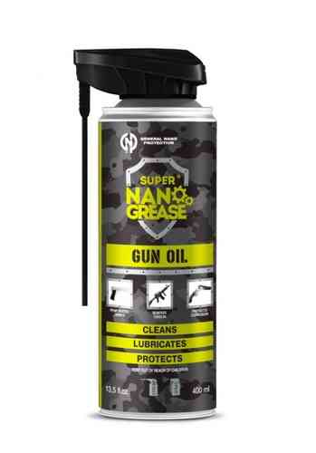El Gun Oil NANO 400ml Aerosol ofrece una protección superior contra la corrosión, reduce la fricción y mejora el rendimiento de tus armas, ¡ideal para cualquier aficionado!